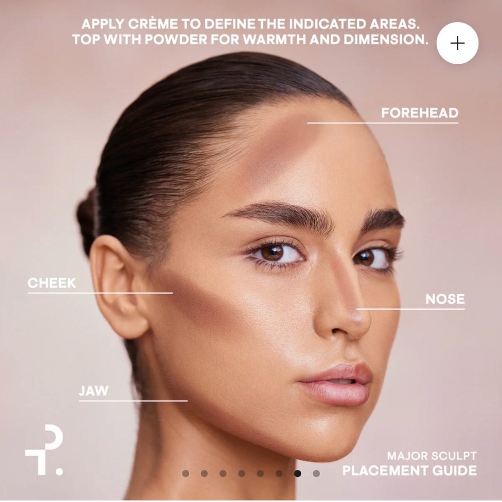 PATRICK TA BEAUTY MAJOR SCULPT CRÈME CONTOUR & POWDER BRONZER DUO NEW - Picture 7 of 10
